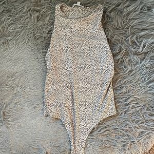 Leopard print bodysuit